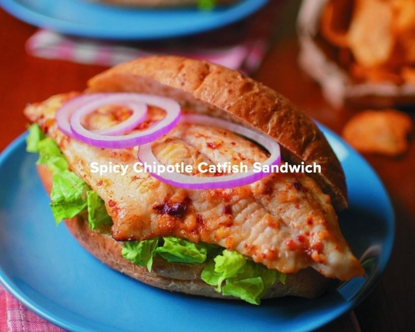 Delta Pride Chipotle Catfish Sandwich