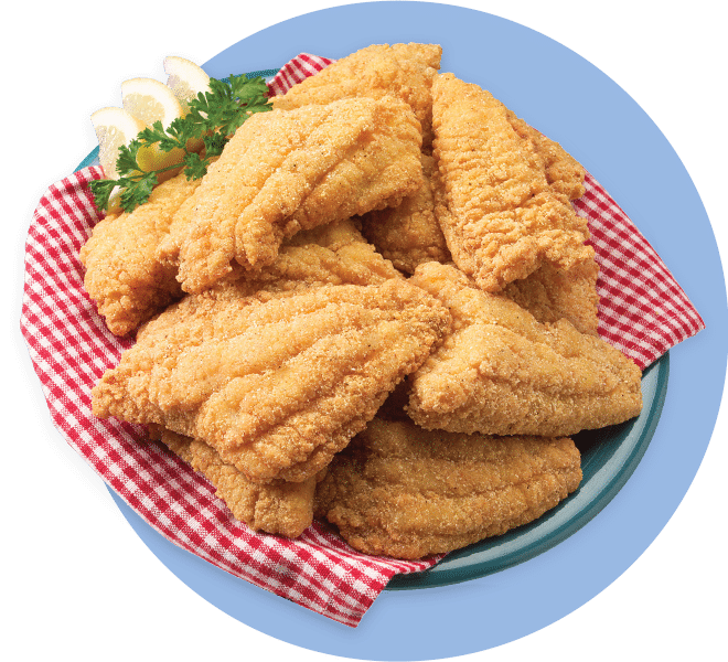 Southern Fried Portion Catfish